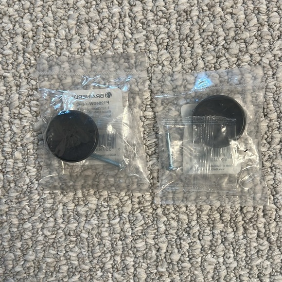 Brainerd Matte Black Round Knob - Picture 3 of 4